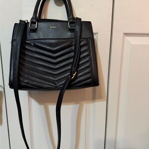 Aldo Elegant Black Satchel Bag